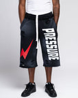 Pressure 3/4 Shorts - Black