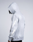 AP ZIP UP| GRAY AND WHITE