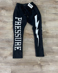 PRESSURE JOGGERS | BLACK AND WHITE PUFF