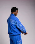 Pressure Nylon Zip Up- Blue