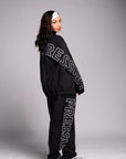 Pressure Nylon Zip Up- Black