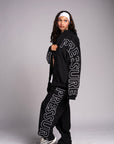 Pressure Nylon Zip Up- Black