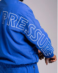 Pressure Nylon Zip Up- Blue