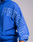 Pressure Nylon Zip Up- Blue