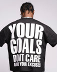 YOUR GOALS TEE|BLACK AND WHITE