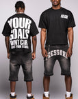 YOUR GOALS TEE|BLACK AND WHITE