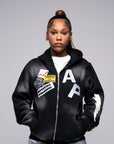 AP Zip Up - Black And White