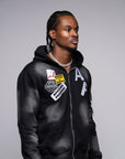 AP Zip Up - Black And White