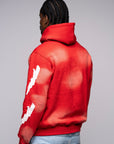 AP Zip Up - Red And White