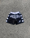 BLACK AND WHITE SHORTS