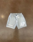 "PRESSURE" SHORTS| GRAY AND WHITE