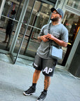 "PRESSURE" SHORTS| BLACK AND WHITE