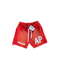 "PRESSURE" Shorts - Red And White