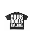 YOUR GOALS TEE|BLACK AND WHITE