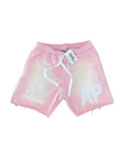 "PRESSURE" SHORTS| PINK AND WHITE