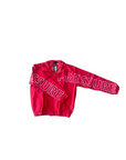 Pressure Nylon Zip Up- Red