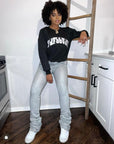 Pressure Crew Neck Sweatshirt| Black