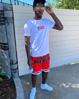 CHICAGO BULLS SHORTS Red/White
