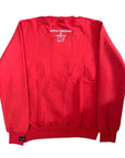 Pressure Crew Neck Sweatshirt| Red