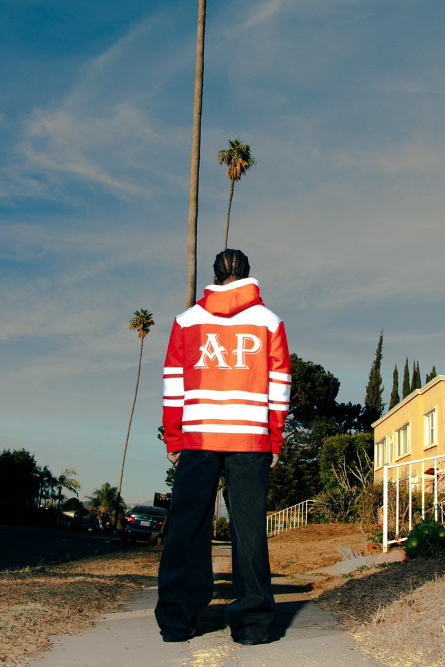 Hockey Hoodie -Red