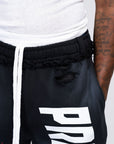 Pressure 3/4 Shorts - Black