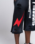 Pressure 3/4 Shorts - Black