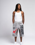 Pressure 3/4 Shorts - Gray