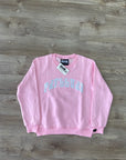 Pressure Crew Neck Sweatshirt| Pink