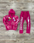 PRESSURE JOGGERS | PINK AND WHITE PUFF