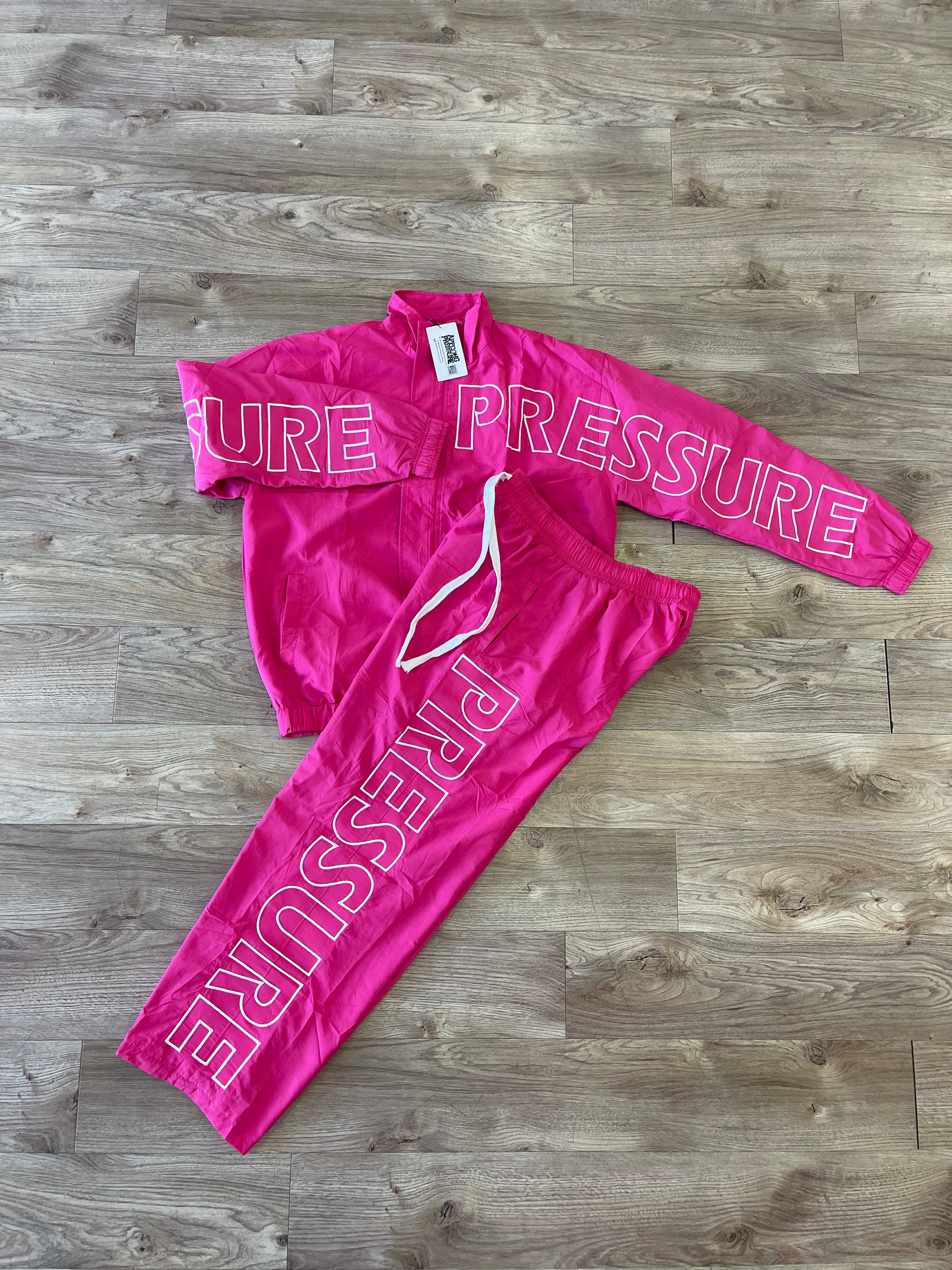 Pressure Nylon Zip Up- Pink
