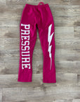 PRESSURE JOGGERS | PINK AND WHITE PUFF