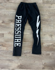 PRESSURE JOGGERS | BLACK AND WHITE PUFF