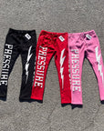 PRESSURE JOGGERS | PINK AND WHITE PUFF