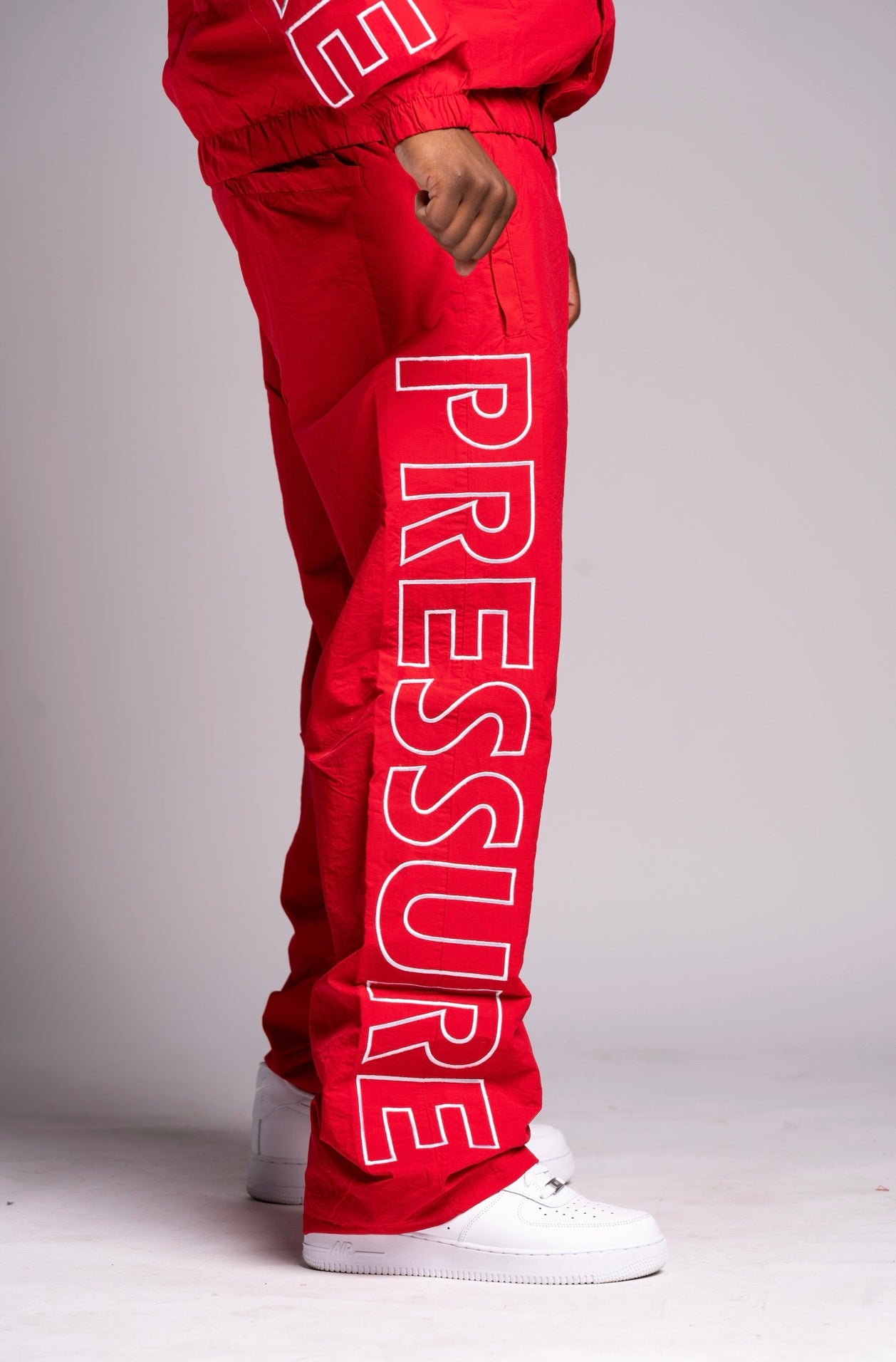 Pressure Nylon Pants- Red