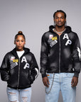 AP Zip Up - Black And White