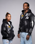 AP Zip Up - Black And White