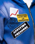 AP Zip Up - Blue And White