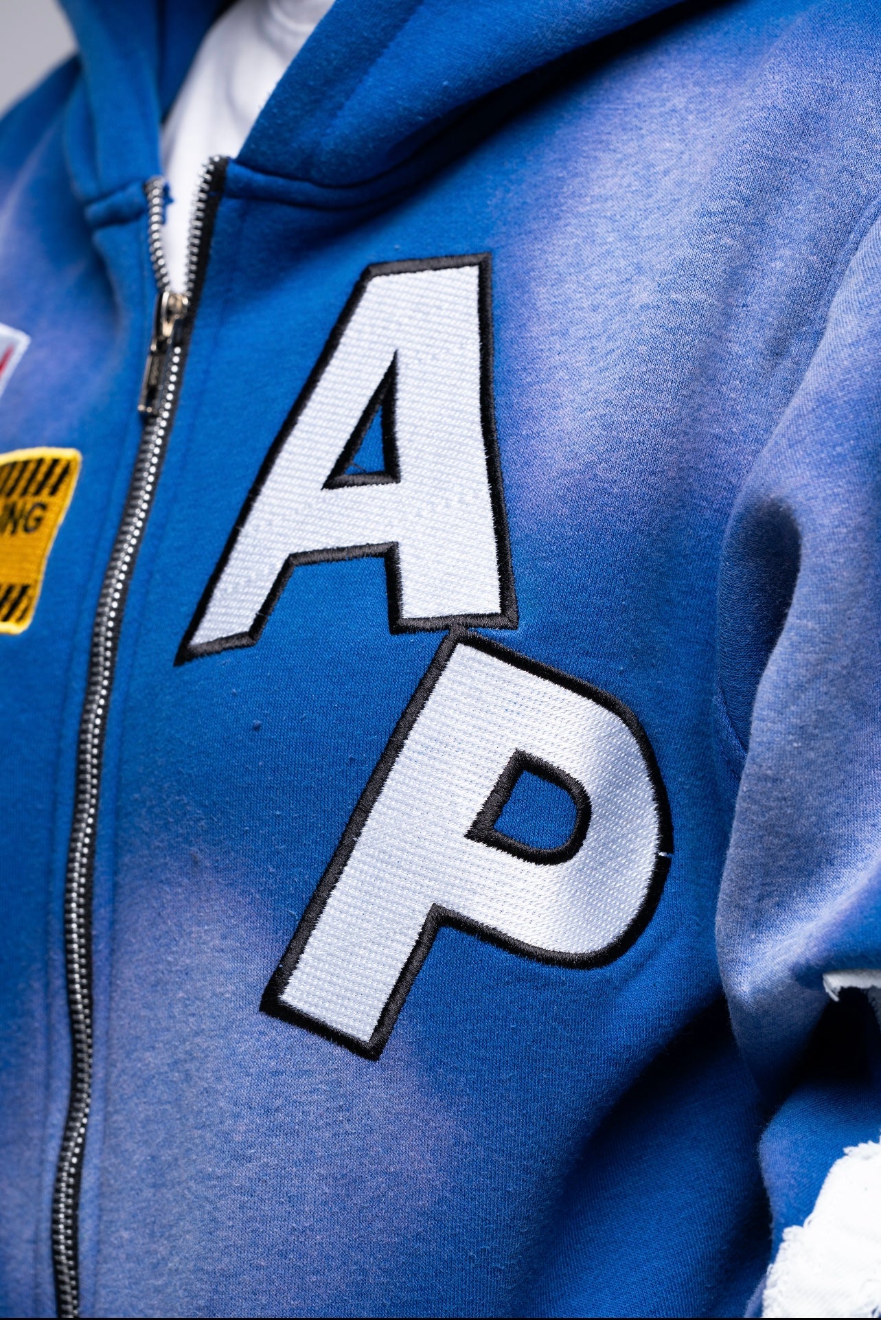 AP Zip Up - Blue And White