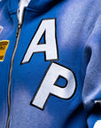 AP Zip Up - Blue And White