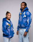 AP Zip Up - Blue And White