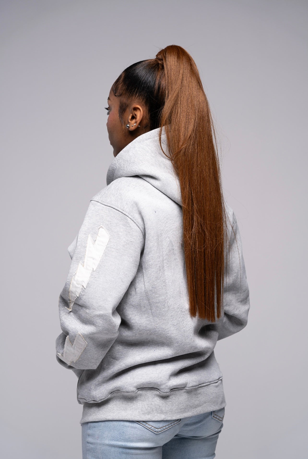 AP Zip Up - Gray And White