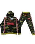 APPLYING PRESSURE TRACKSUIT | CAMO/RED