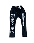 PRESSURE JOGGERS | BLACK AND WHITE PUFF